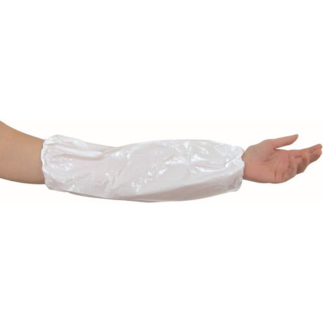 HYGOSTAR® Schutzärmel Polyethylen 1 Packung (100 Stück), 40my Weiß