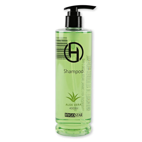 Hygostar® Shampoo mit Aloe Vera, reinigt und pflegt das Haar 1 Packung (15 Flaschen × 400 ml)