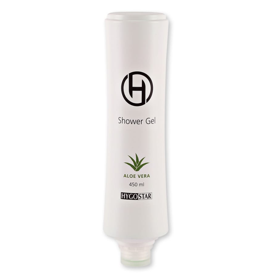 Hygostar® Shower Gel Squeeze-Flasche, pflegend zur Haut, 450 ml 1 Packung (10 Stück × 450 ml)