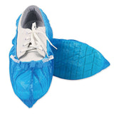 HYGOSTAR® Überschuhe ohne Clips für Hygomat Clipless, CPE, blau 1 Karton (10 Packung × 120 Stück)