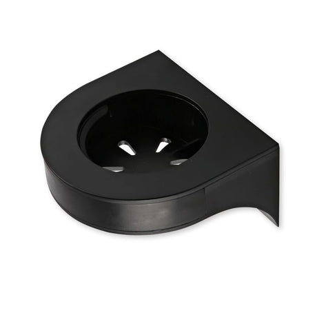 Hygostar® Wandhalterung für Pumpspender, 1-fach, Kunststoffhalter 1 Packung (1 Stück), Schwarz