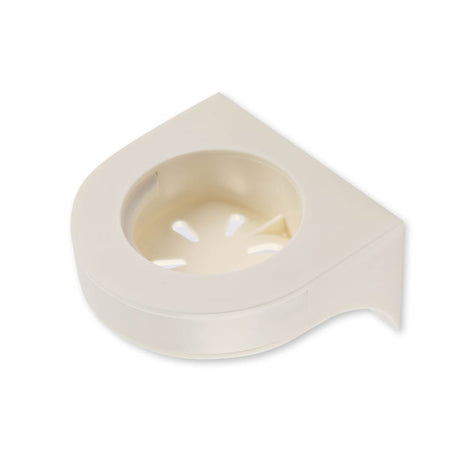 Hygostar® Wandhalterung für Pumpspender, 1-fach, Kunststoffhalter 1 Packung (1 Stück), Weiß