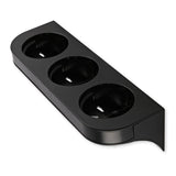 Hygostar® Wandhalterung für Pumpspender, inkl. Montagematerial 1 Packung (1 Stück), Schwarz