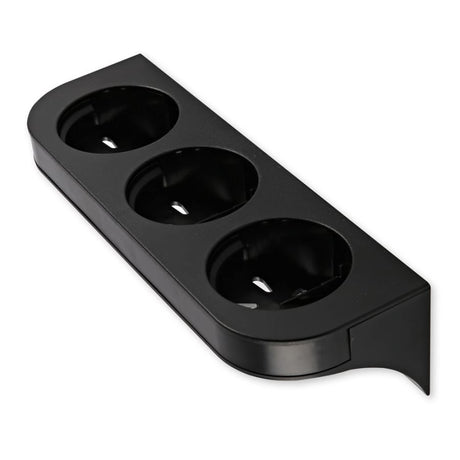 Hygostar® Wandhalterung für Pumpspender, inkl. Montagematerial 1 Packung (1 Stück), Schwarz