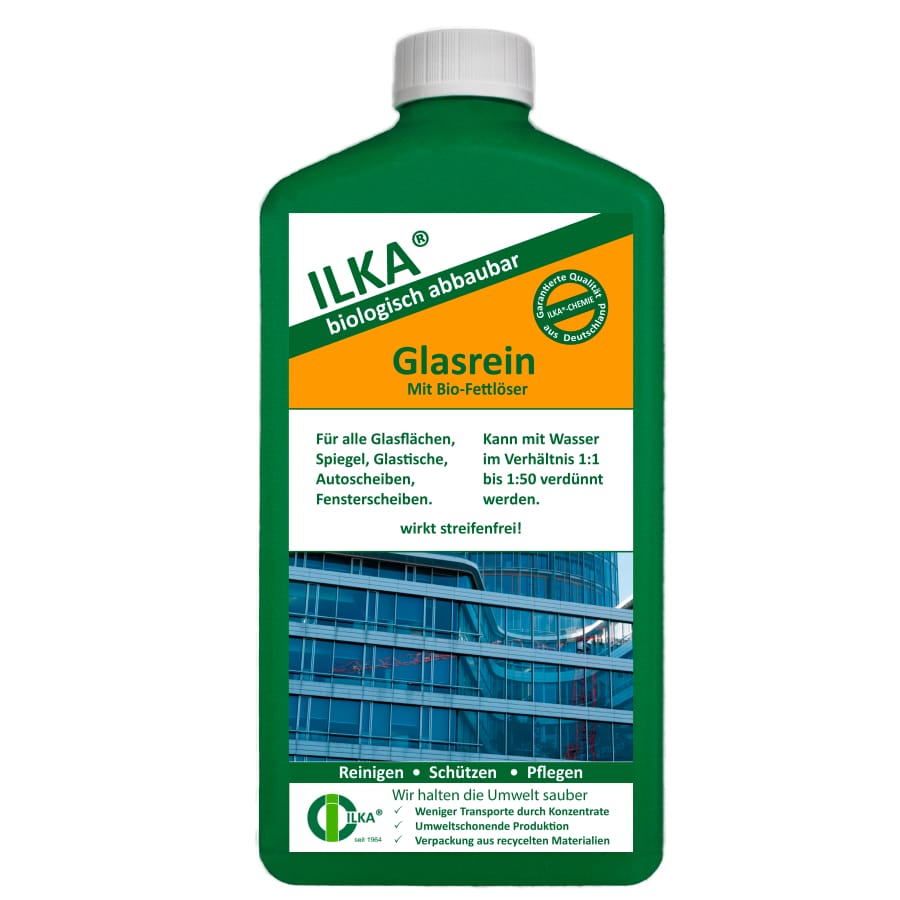 ILKA Glasrein Glasreiniger 1 Liter Flasche