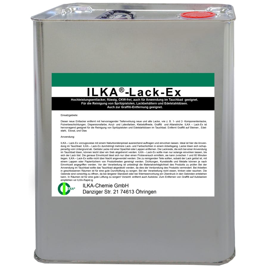 ILKA Lack-Ex Entlacker und Graffitientferner 10 Liter Kanister