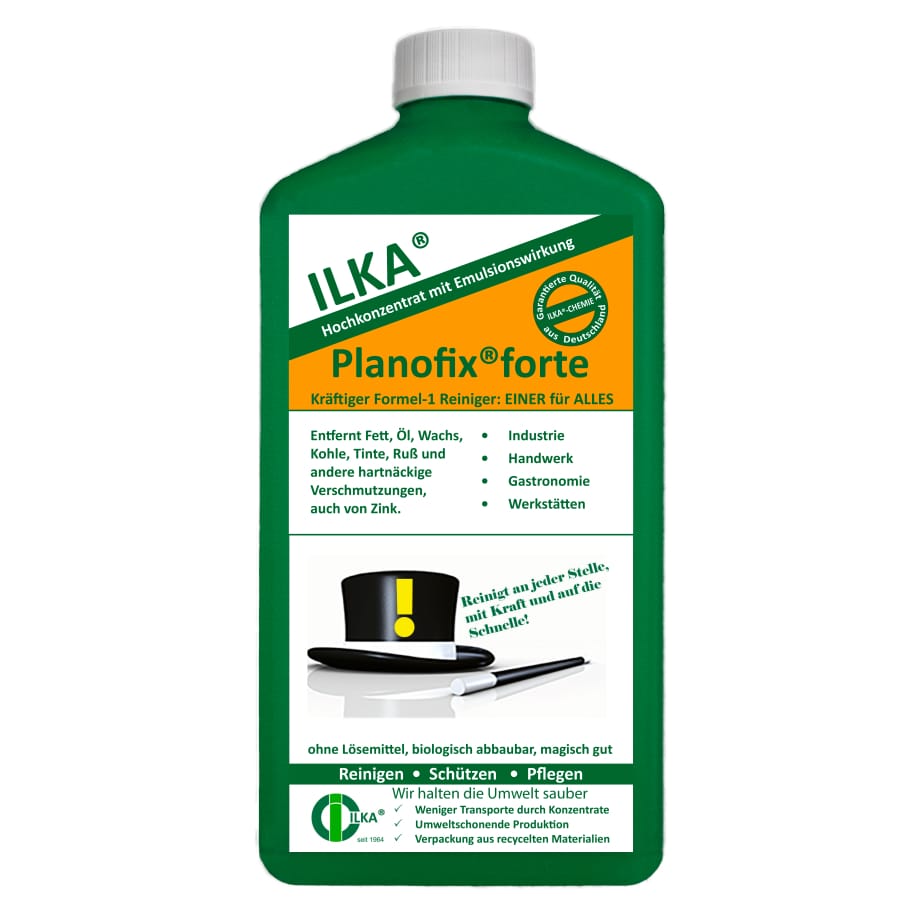 ILKA Planofix forte Reinigungskonzentrat, antistatisch Karton 12 x 1 Liter