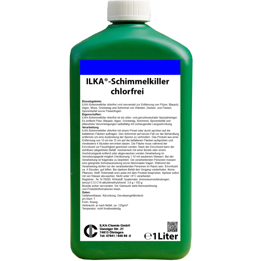 ILKA Schimmelkiller chlorfrei Schimmelentferner Karton 12 x 1 Liter