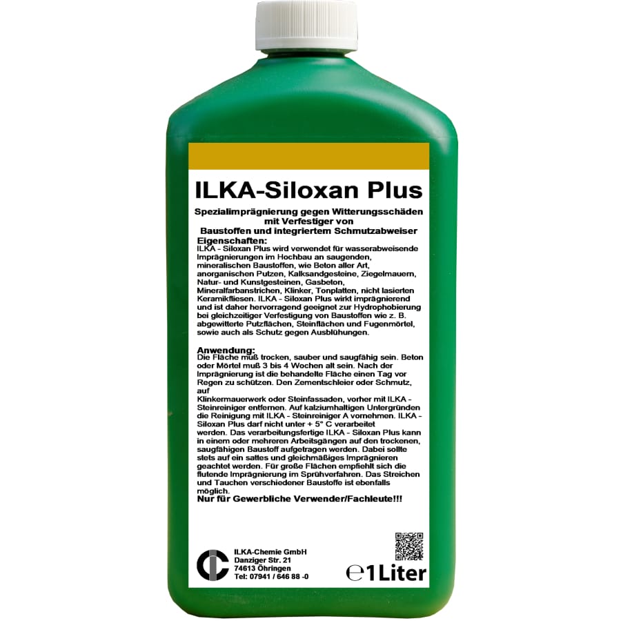 ILKA Siloxan Plus Stein Imprägnierung Karton 12 x 1 Liter