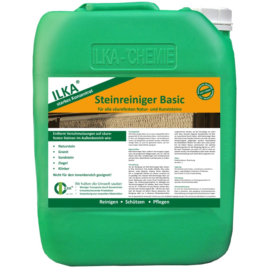 ILKA Steinreiniger Basic Konzentrat 10 Liter Kanister