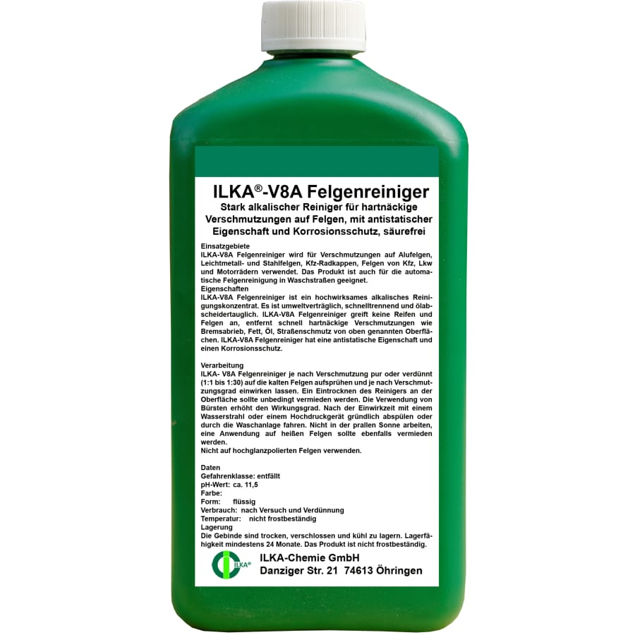 ILKA V8A Felgenreiniger 1 Liter Flasche