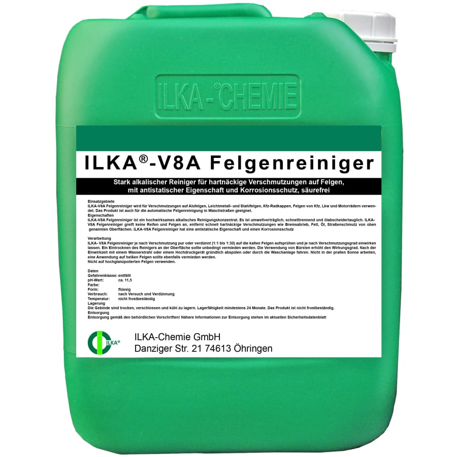 ILKA V8A Felgenreiniger 10 Liter Kanister