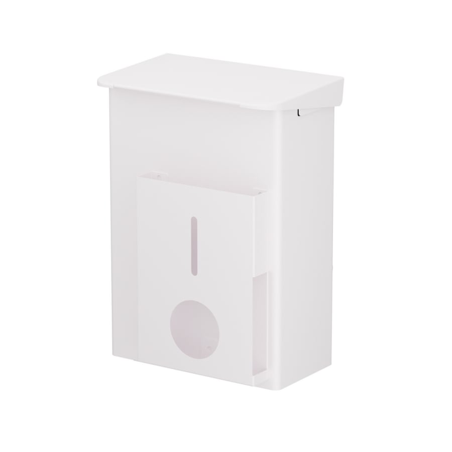 ingo-man® AB 6 HB Universal Hygieneabfallbehälter Aluminium weiß pulverbeschichtet