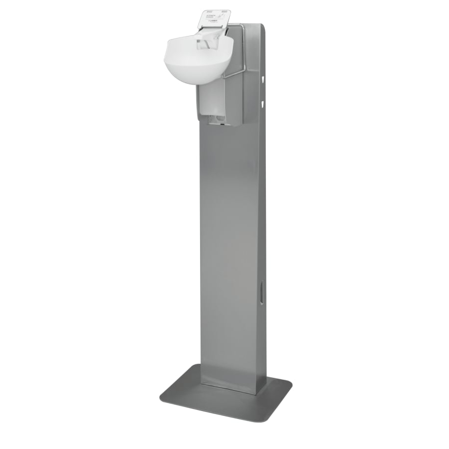 ingo-man® E AFP T Hygiene-Station mit 1-Liter-Desinfektionsmittelspender mit berührungslosem Spender