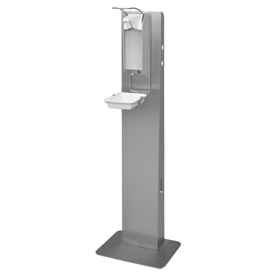 ingo-man® E AFP T Hygiene-Station mit 1-Liter-Desinfektionsmittelspender mit manuellem Spender