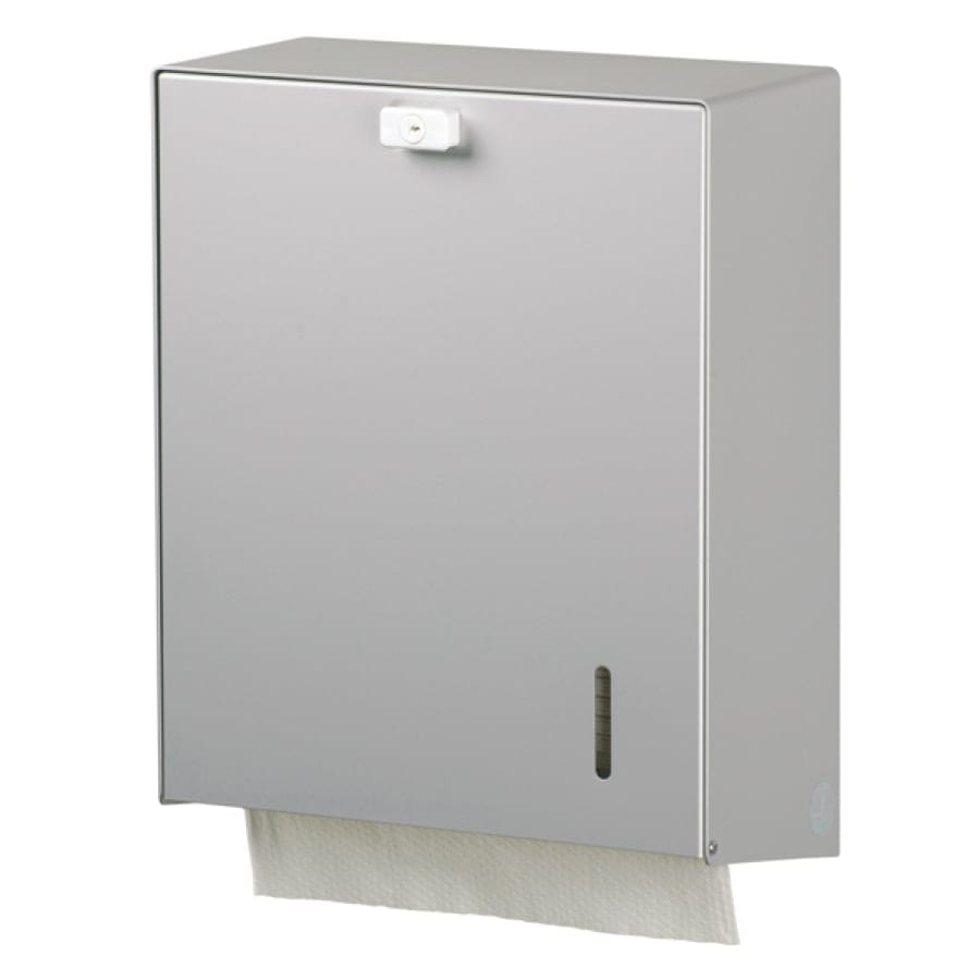 ingo-man® HS 31 Handtuchpapierspender für ca. 750 Blatt Aluminium eloxiert