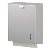 ingo-man® HS 31 Handtuchpapierspender für ca. 750 Blatt Aluminium eloxiert