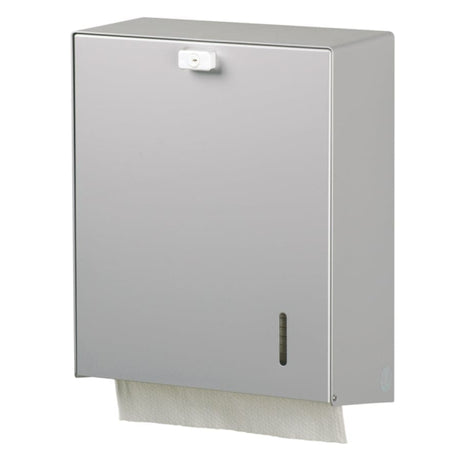 ingo-man® HS 31 Handtuchpapierspender für ca. 750 Blatt Aluminium eloxiert