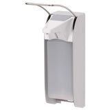ingo-man® plus IMP ELS/TLS /24 Seifen- und Desinfektionsmittelspender, Ellenbogenhebel 1 Liter, Edelstahl (TLS E/24)