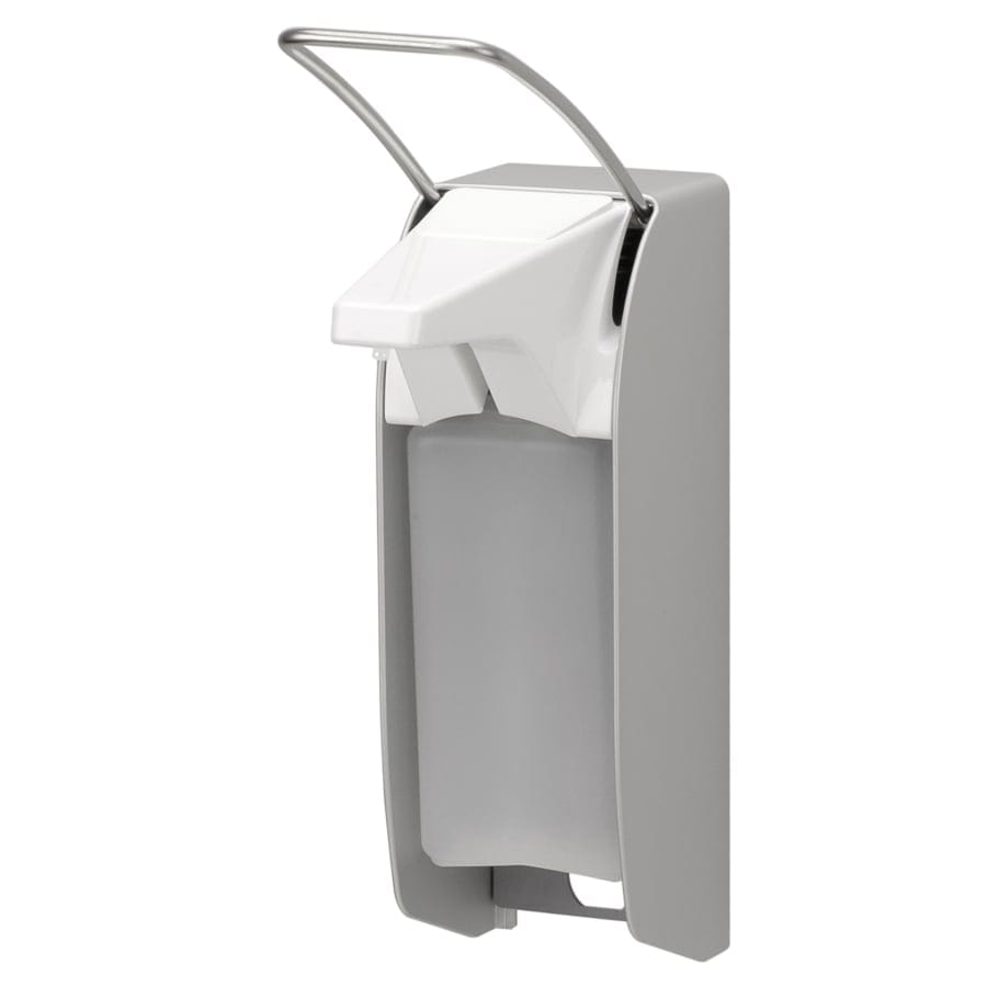 ingo-man® plus IMP Seifen- und Desinfektionsmittelspender, manuell 500 ml, Aluminium, Kunststoffpumpe (E A/K)
