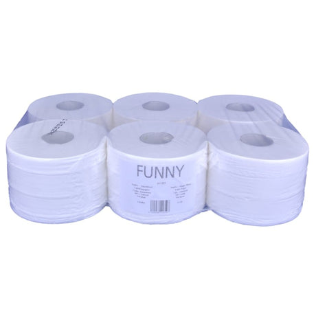 Jumbo-Einzelblatt Toilettenpapier, 2-lagig