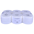 Jumbo-Einzelblatt Toilettenpapier, 2-lagig