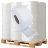 Jumbo-Toilettenpapier, Tissue, 2-lagig, hochweiß, 180 m