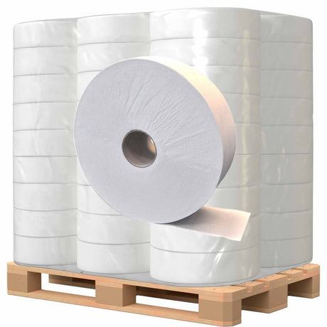 Jumbo-Toilettenpapier, Tissue, 2-lagig, hochweiß, 380 m