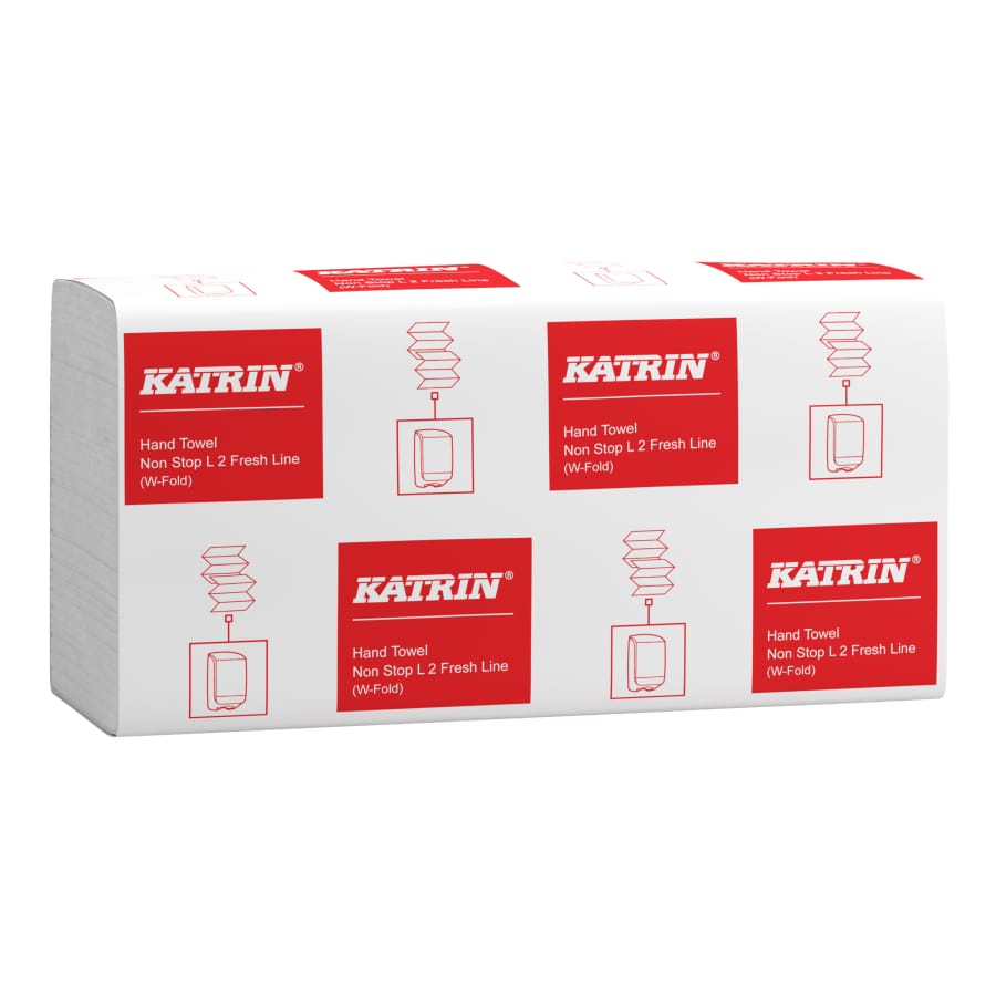 Katrin Falthandtuch Non Stop L 135, weiß, 2-lagig