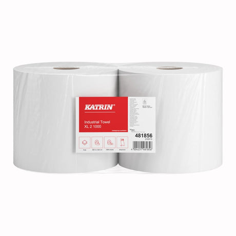 KATRIN Industrieputzrolle XL 360 m, 2-lagig