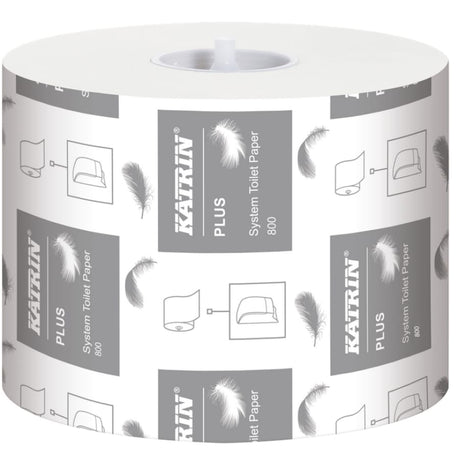 KATRIN Plus System Toilettenpapier 800 Blatt, 2-lagig