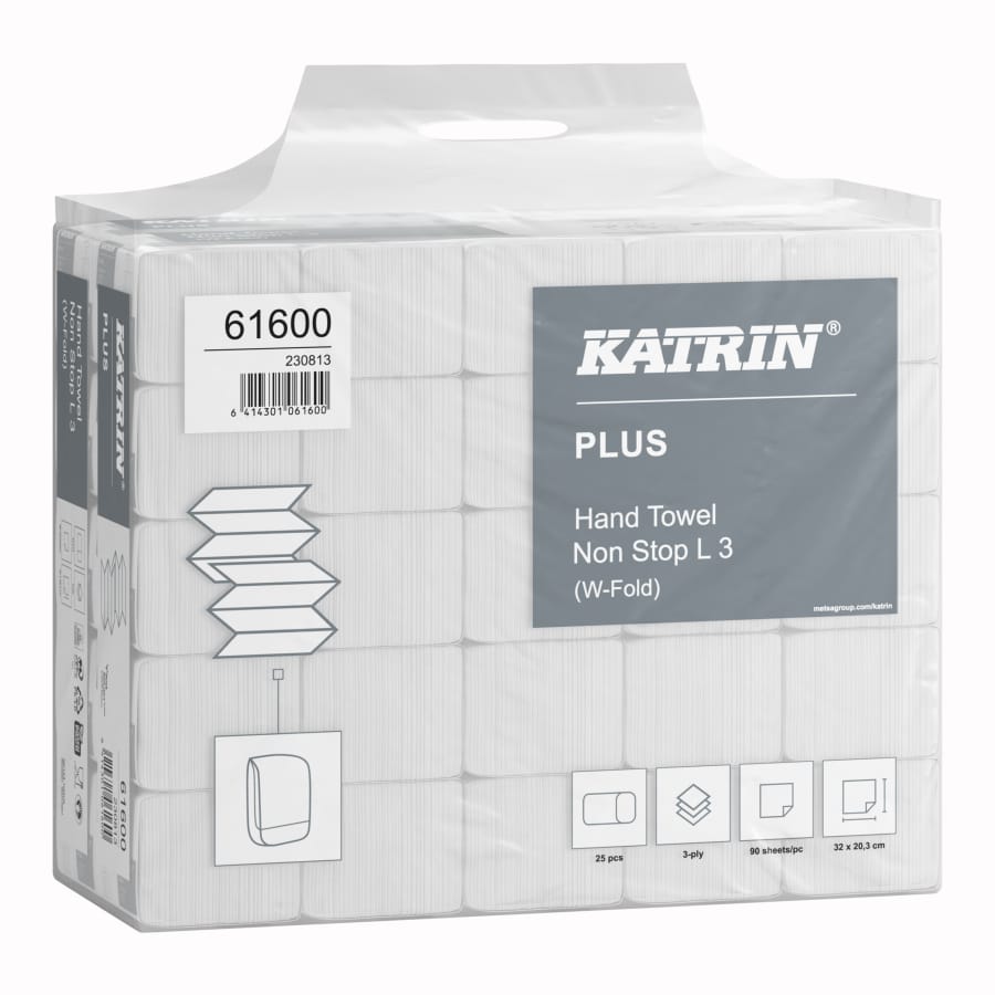 KATRIN Plus W-Falz Falthandtücher Non Stop L