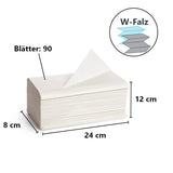KATRIN Plus W-Falz Falthandtücher Non Stop L Wide 90 Blatt