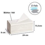 KATRIN Plus Z-Falz Falthandtücher Non Stop M Wide 160 Blatt