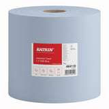 KATRIN Putztuchrolle, 22x36 cm, 2-lagig, blau 1 Paket = 2 Rollen