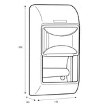 KATRIN Toilettenpapierspender für 2 Rollen