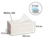 KATRIN V-Falz Falthandtücher Zick Zack 200 Blatt, Handy Pack