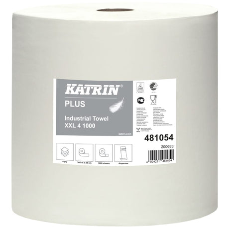 KATRIN XXL Putztuchrolle, 38 x 36 cm, hochweiß