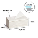 KATRIN Z-Falz Falthandtücher Non Stop M 160 Blatt, Handy Pack