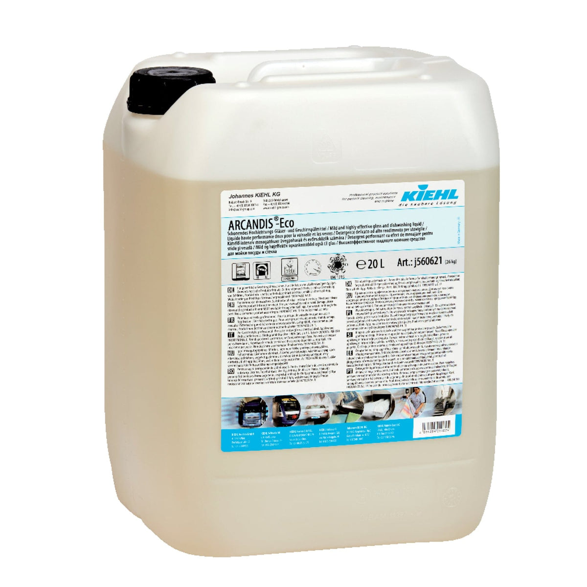 Kiehl ARCANDIS-Eco Gläser- und Geschirrspülmittel 1 Kanister (20 l)