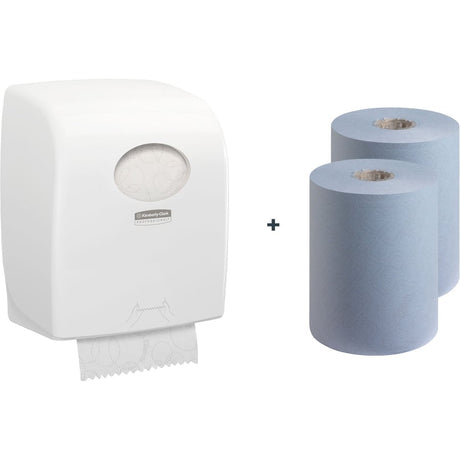 Kimberly-Clark Aktionsset "Effizienz", blau Spendersystem