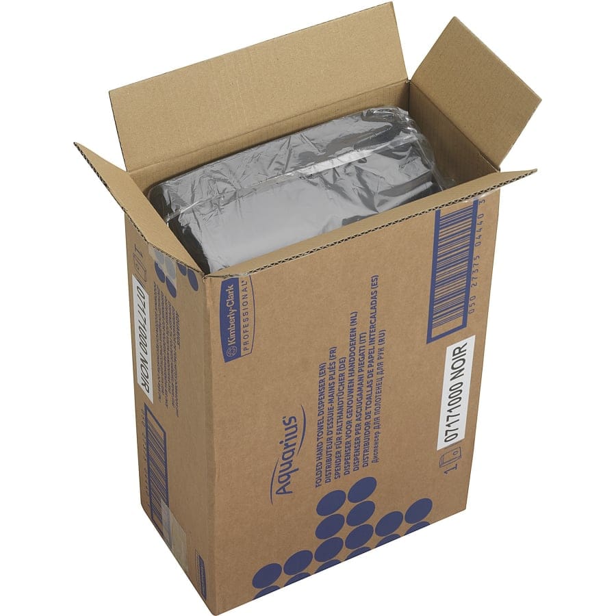 Kimberly-Clark Aquarius Handtuchspender, schwarz