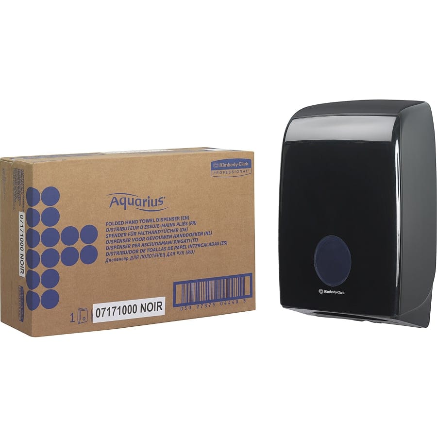 Kimberly-Clark Aquarius Handtuchspender, schwarz