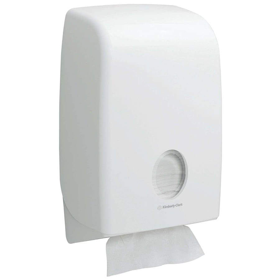 Kimberly-Clark Aquarius Handtuchspender, weiß, mit Sichtfenster