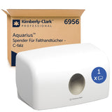 Kimberly-Clark Aquarius Multifold-Handtuchspender, weiß
