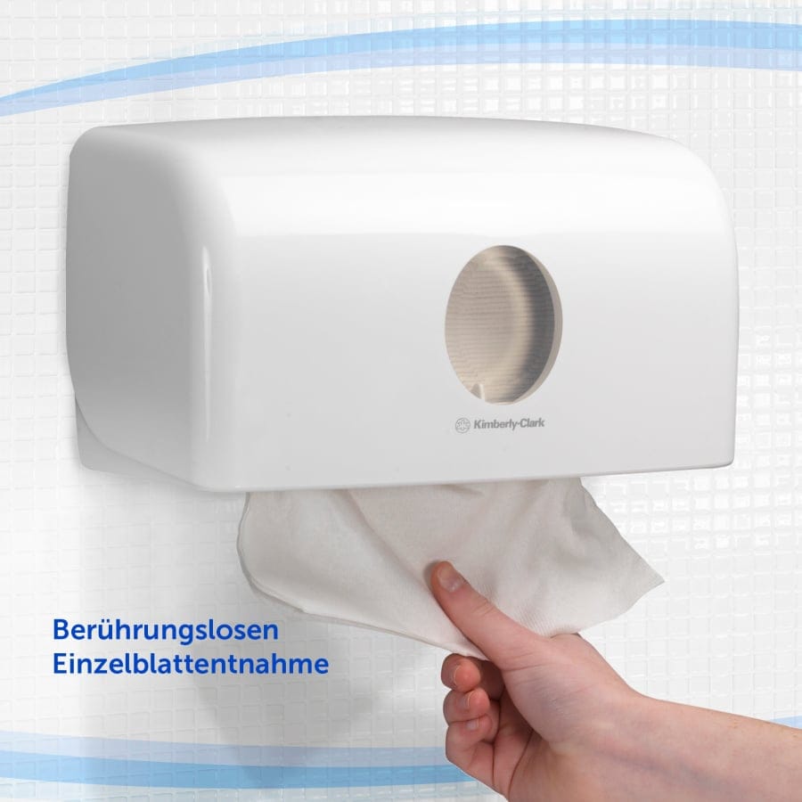 Kimberly-Clark Aquarius Multifold-Handtuchspender, weiß