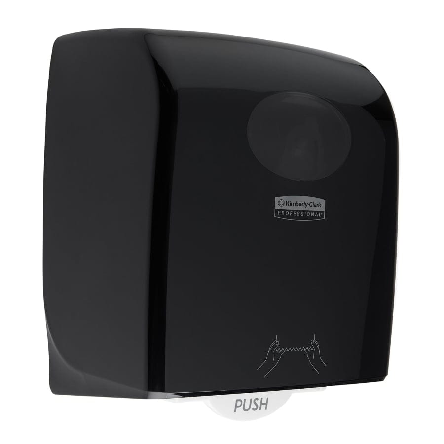 Kimberly-Clark Aquarius Rollenhandtuchspender Schwarz
