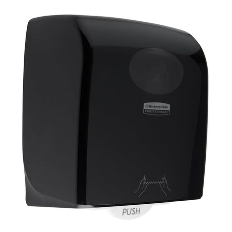 Kimberly-Clark Aquarius Rollenhandtuchspender Schwarz