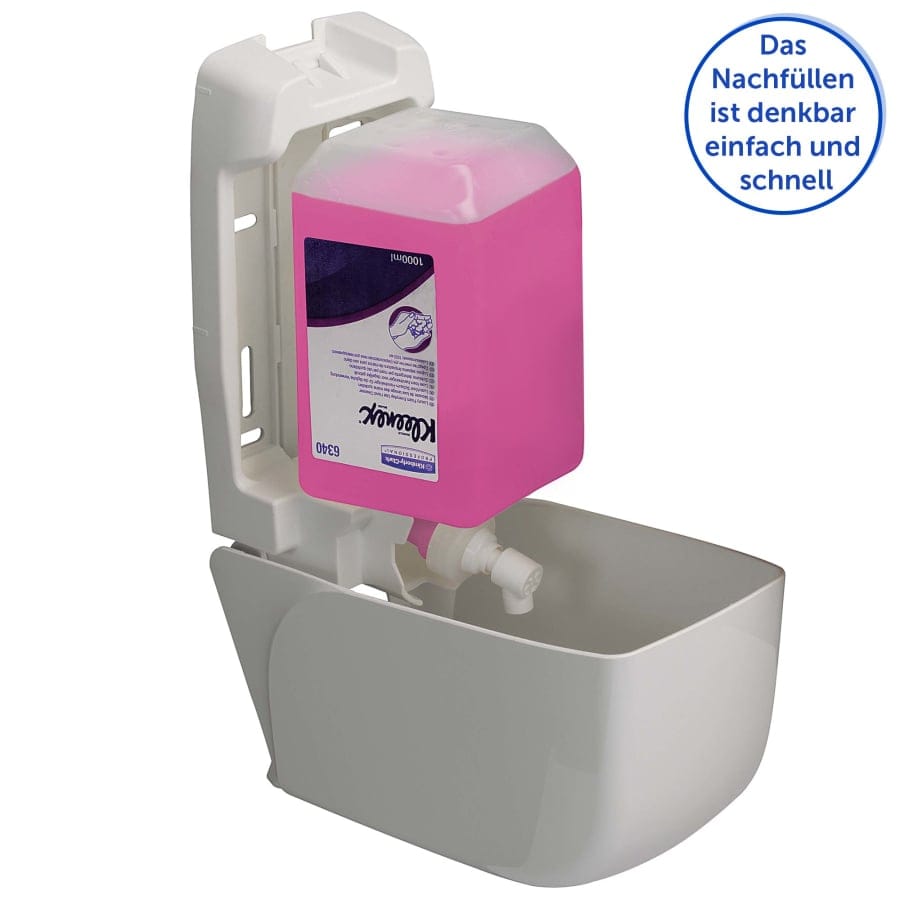 Kimberly-Clark Aquarius Seifenspender, weiß, 1L