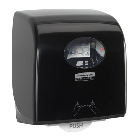 Kimberly-Clark Aquarius Slimroll Rollenhandtuchspender Schwarz